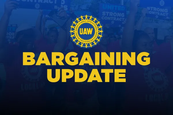 UAW Bargaining Update